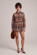 Plaid Mini Skirt