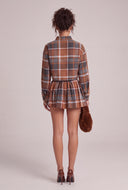 Plaid Mini Skirt