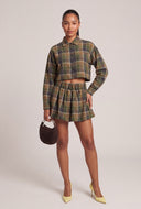 Plaid Mini Skirt