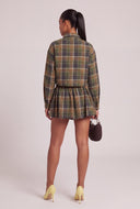 Plaid Mini Skirt