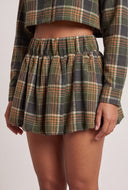 Plaid Mini Skirt
