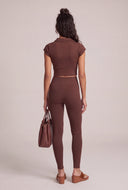 Aurora Ribbed Crop Polo
