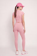 Aurora Ribbed Crop Polo