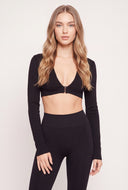 Eliora Plunge Crop Top