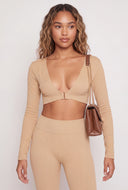 Eliora Plunge Crop Top