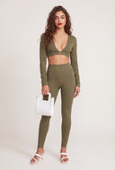 Eliora Plunge Crop Top