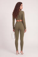 Eliora Plunge Crop Top