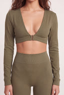Eliora Plunge Crop Top
