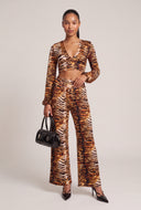 Tiger Print Crop Top