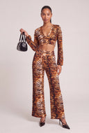 Tiger Print Crop Top