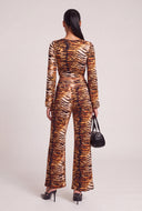 Tiger Print Crop Top