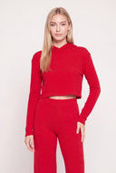 Julie Hooded Crop Top