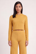 Julie Hooded Crop Top