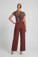 Body Heat Mesh Crop Top