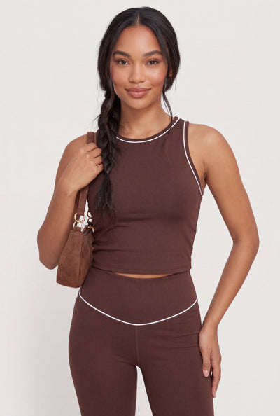Ocean Racerback Crop Top