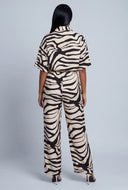 Zebra Drawstring Pants