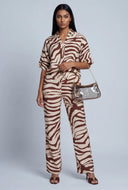 Zebra Drawstring Pants