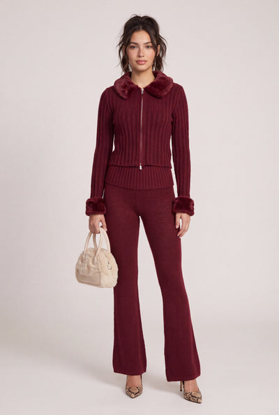 Paula Fold Over Flare Pants