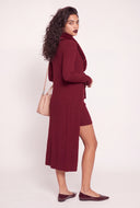 Rib Knit Mini Skirt