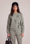 Halle Glam Pattern Pullover