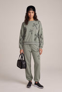 Halle Glam Pattern Pullover