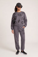 Halle Glam Pattern Sweatpants