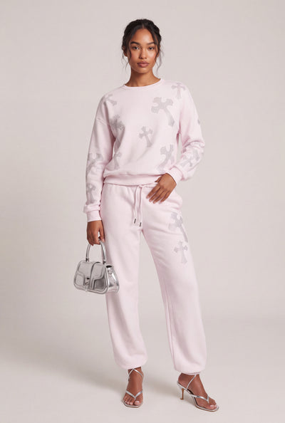 Halle Glam Pattern Sweatpants