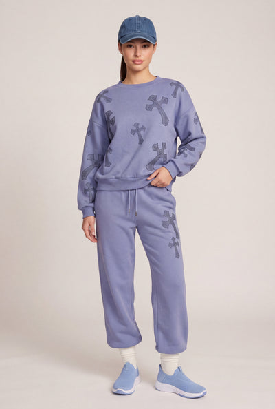 Halle Glam Pattern Sweatpants