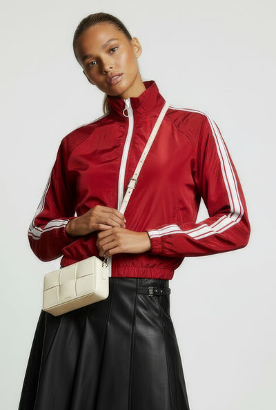 Sevyn Side Stripe Zip Windbreaker Track Jacket