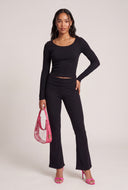 Aria Long Sleeve Crop Top