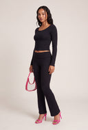 Aria Long Sleeve Crop Top