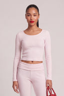 Aria Long Sleeve Crop Top