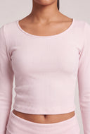 Aria Long Sleeve Crop Top