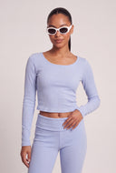 Aria Long Sleeve Crop Top