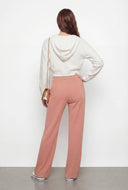 Ayla Brushed Knit Wrap Hooded Sweater