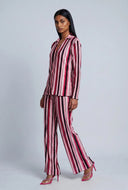 Madelynn Striped Plisse Shirt