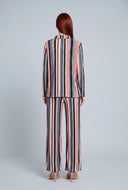 Madelynn Striped Plisse Shirt