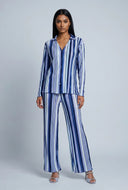 Madelynn Striped Plisse Pants