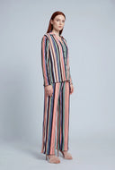 Madelynn Striped Plisse Pants
