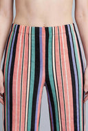 Madelynn Striped Plisse Pants