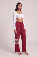 Drawstring Straight Leg Sweatpants