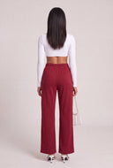 Drawstring Straight Leg Sweatpants