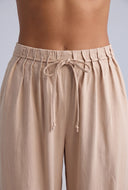 Macy Drawstring Palazzo Pants