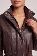 Vegan Leather Crop Jacket
