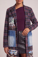 Plaid Graphic Duster