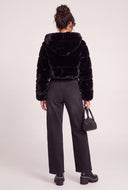 Eva Faux Fur Crop Jacket