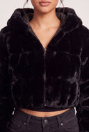 Eva Faux Fur Crop Jacket