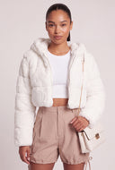 Eva Faux Fur Crop Jacket