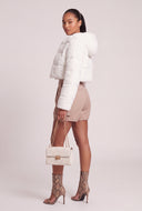 Eva Faux Fur Crop Jacket