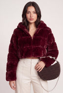 Eva Faux Fur Crop Jacket